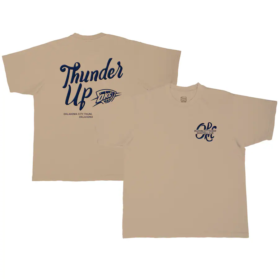 Men Oklahoma City Thunder  short T Shirt 2025 style 19